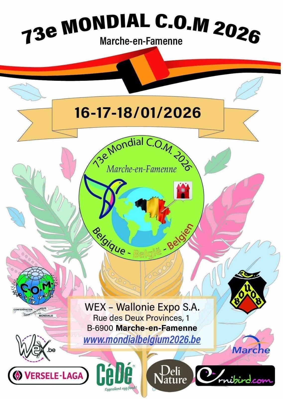 73e COM Mondial 2026 - Marche-en-Famenne